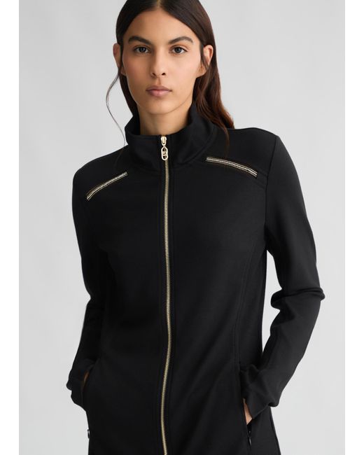 Liu Jo Giacca In Jersey Con Zip di Liu Jo in Black
