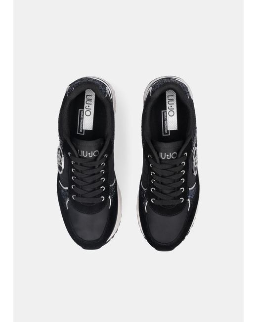 Liu Jo Sneakers Super Platform di Liu Jo in Black