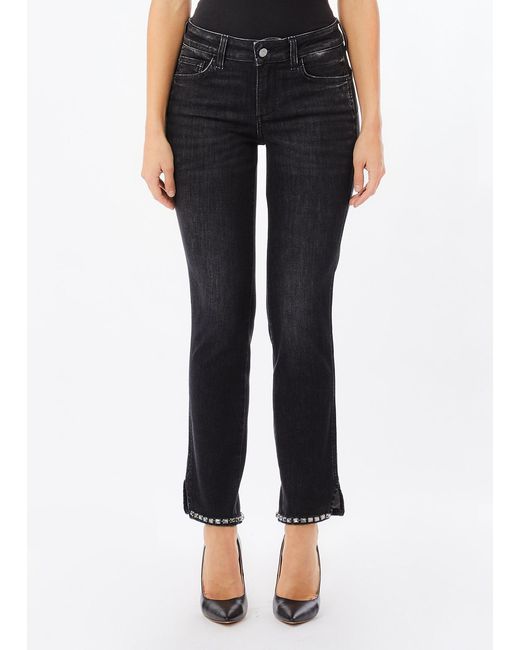 Vaqueros Pitillo Bottom Up Liu Jo de color Black