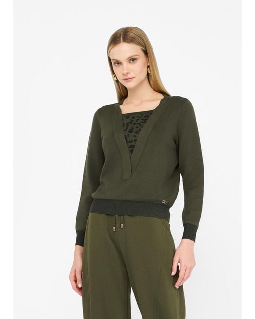 Liu Jo Pull Liu Jo Better Liu Jo en coloris Green