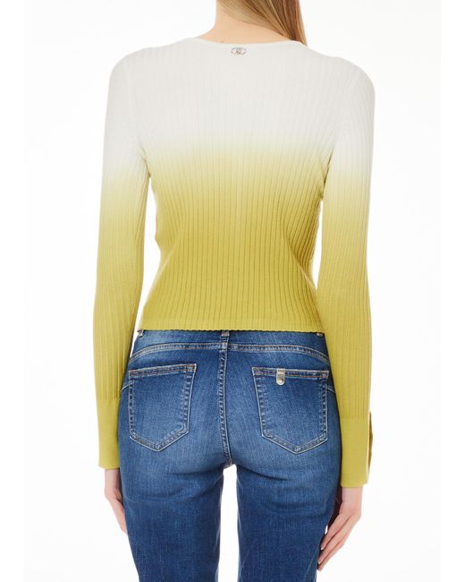 Liu Jo Yellow Liu Jo Strickcardigan