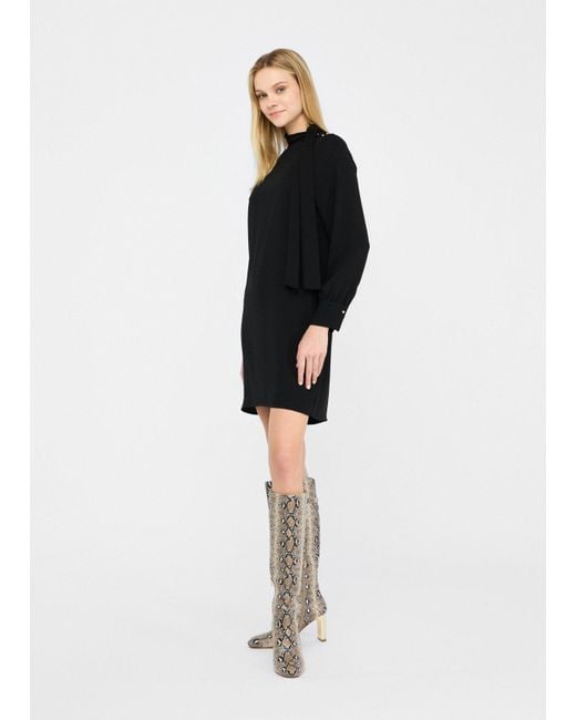 Liu Jo Black Liu Jo Kurzes Kleid Mit Schal