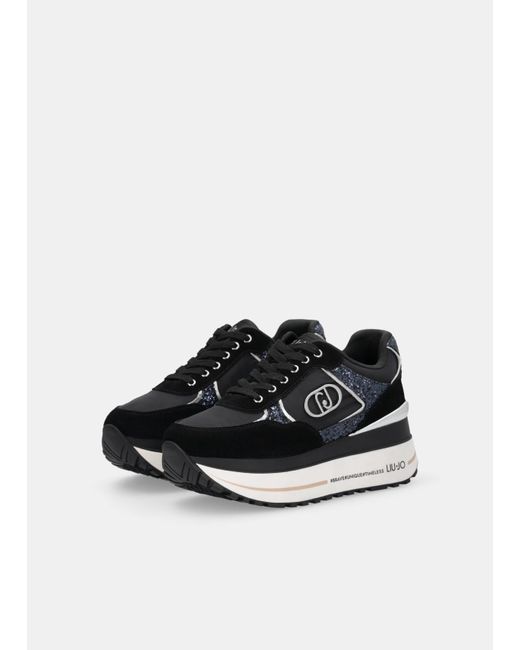Liu Jo Sneakers Super Platform di Liu Jo in Black
