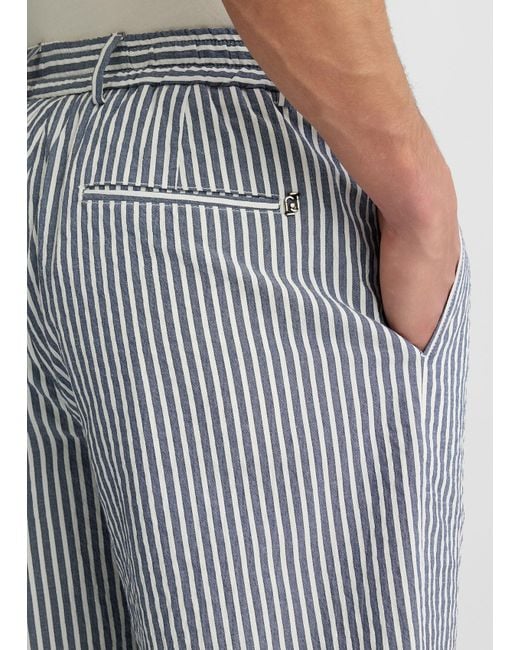 Liu Jo Bermuda À Rayures Liu Jo pour homme en coloris Gray