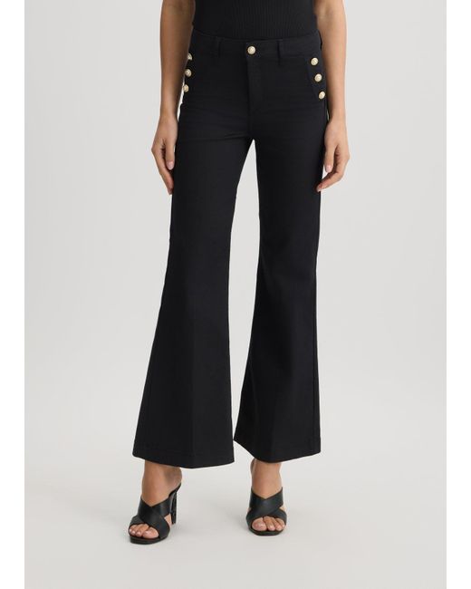 Liu Jo Pantaloni Flare Con Bottoni di Liu Jo in Black