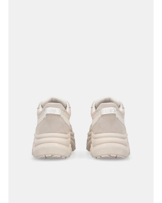 Liu Jo Chuncky Sneakers di Liu Jo in Natural