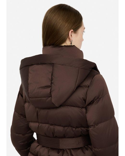 Liu Jo Brown Liu Jo Daunenjacke Mit Kapuze