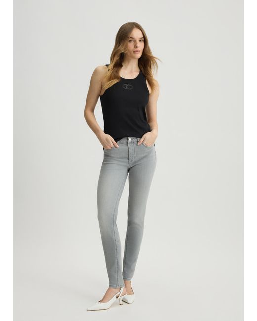 Liu Jo Jeans Skinny Bottom Up di Liu Jo in Gray