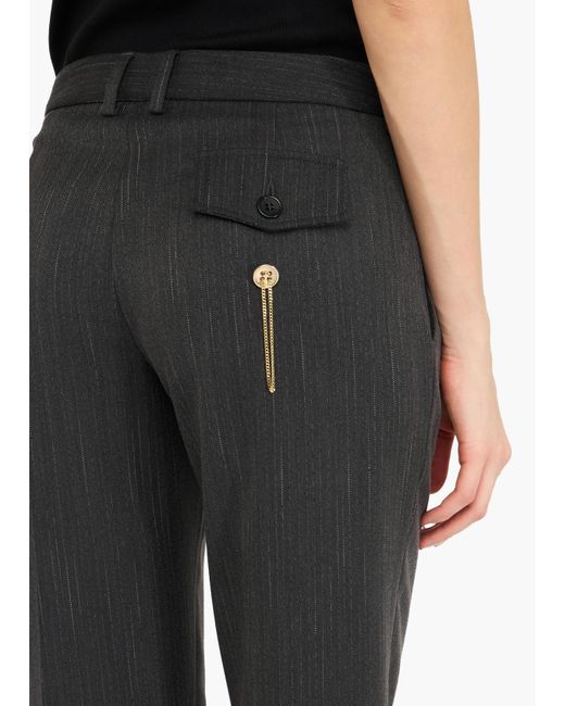 Liu Jo Pantaloni A Sigaretta Gessati di Liu Jo in Black