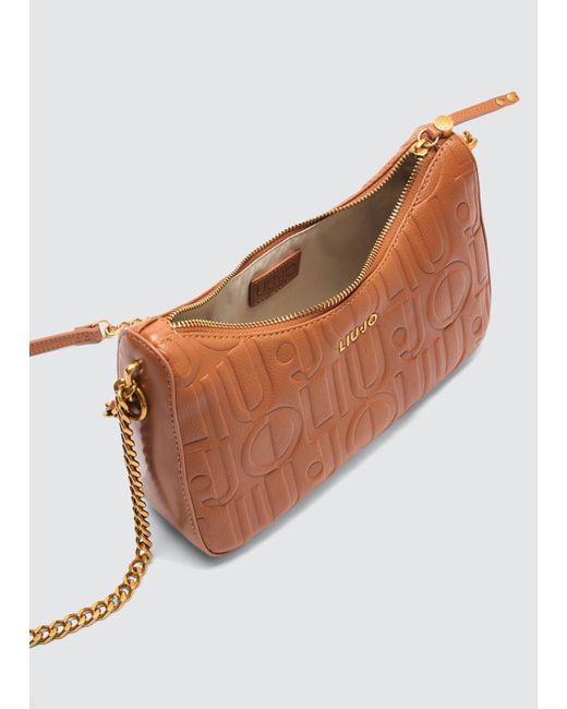 Liu Jo Borsa A Spalla Marrone Con Logo di Liu Jo in Brown