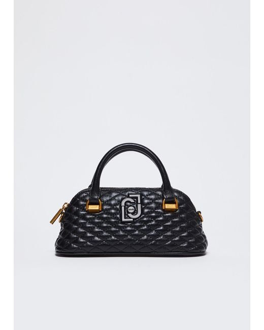 Liu Jo Blue Liu Jo Kleine Tasche Aus Glänzendem Matelassé