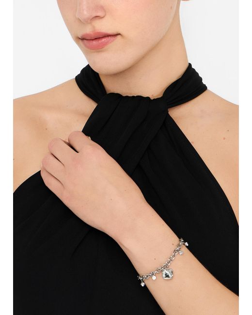 Liu Jo Bracelet Orné De Pierres Liu Jo en coloris Black