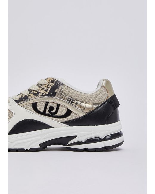 Liu Jo White Sneakers Im Python-Look