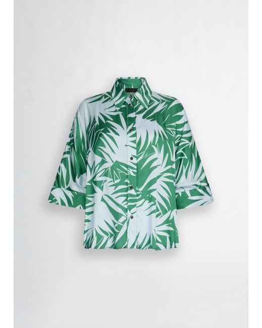 Liu Jo Camicia In Raso Stampato di Liu Jo in Green