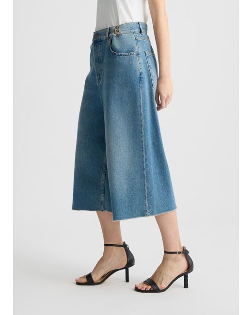 Liu Jo Bermuda In Denim di Liu Jo in Blue