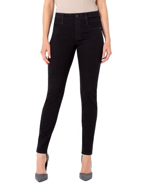Liverpool Jeans Company The Gia Glider® Pull-on Skinny - Long in Black ...