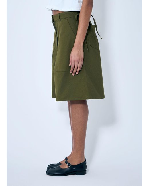 CECILIE BAHNSEN Green Annika Shorts