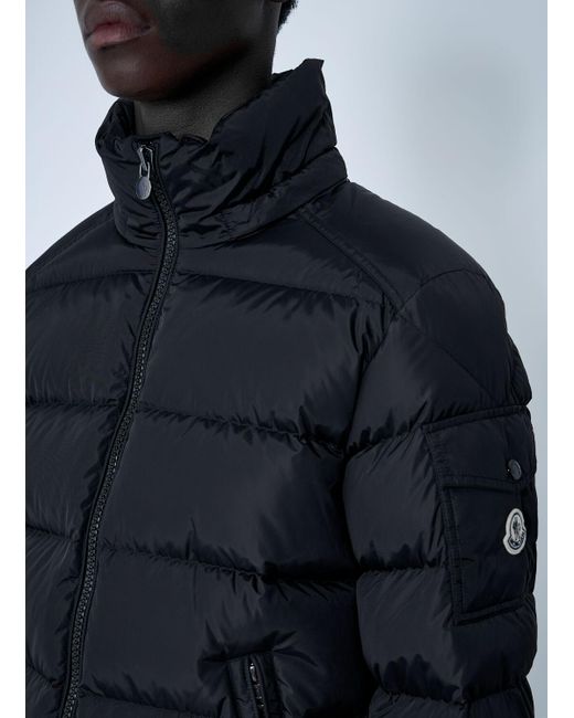 Moncler Blue Maya Short Down Jacket for men