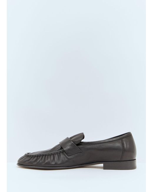 The Row White Soft Loafers for men