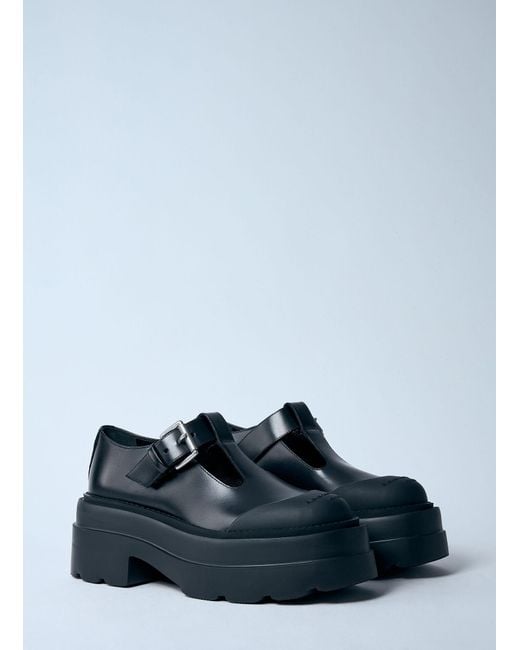 Alexander Wang Blue Mary Jane Tova Platform Shoes