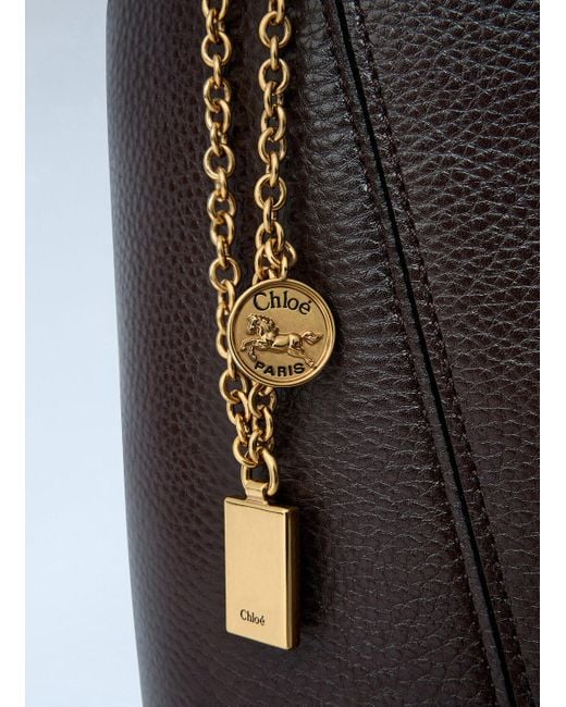 Chloé Black Small Spin Handbag