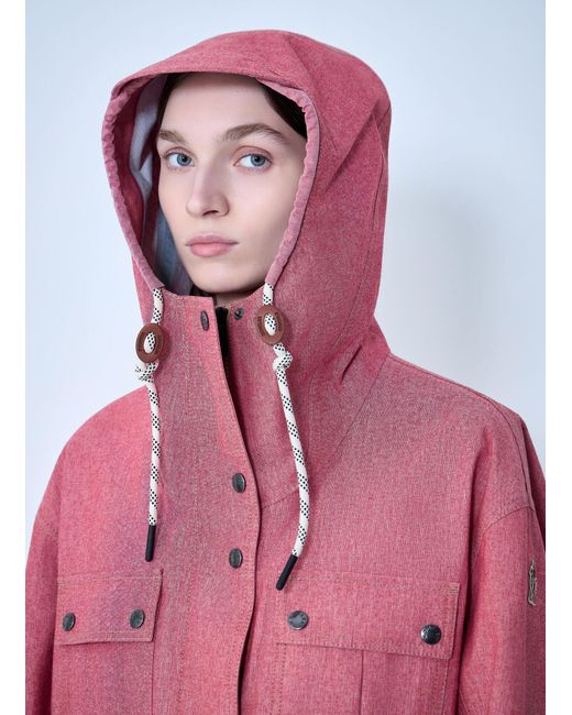 Moncler Pink Beziers Field Jacket