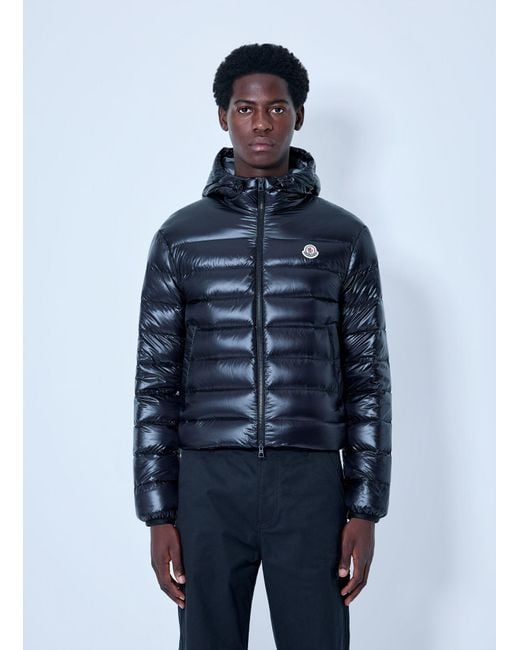 Moncler Blue Forzo Hooded Packable Short Down Jacket for men
