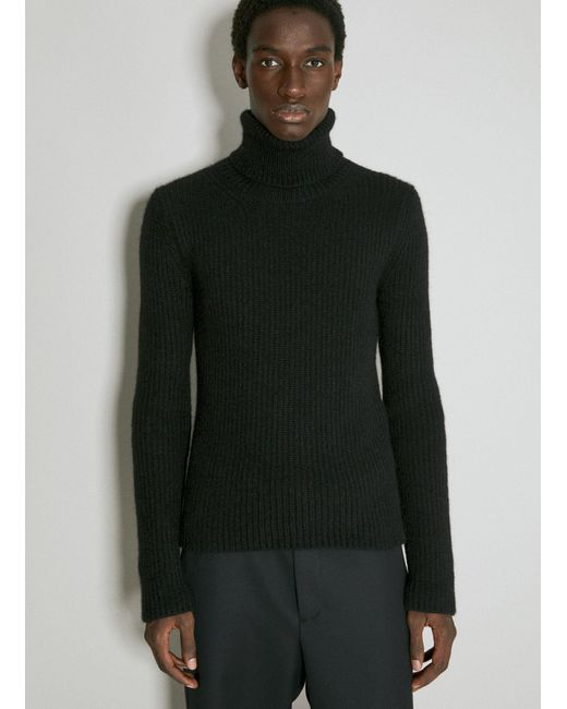 Saint Laurent Black Turtleneck Sweater for men