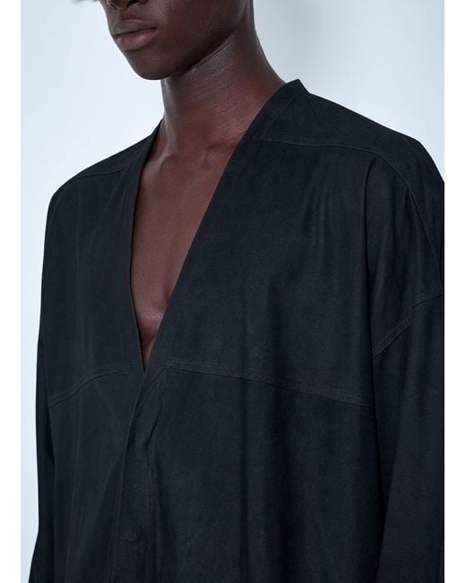 Rick Owens Blue Lido Larry Shirt for men