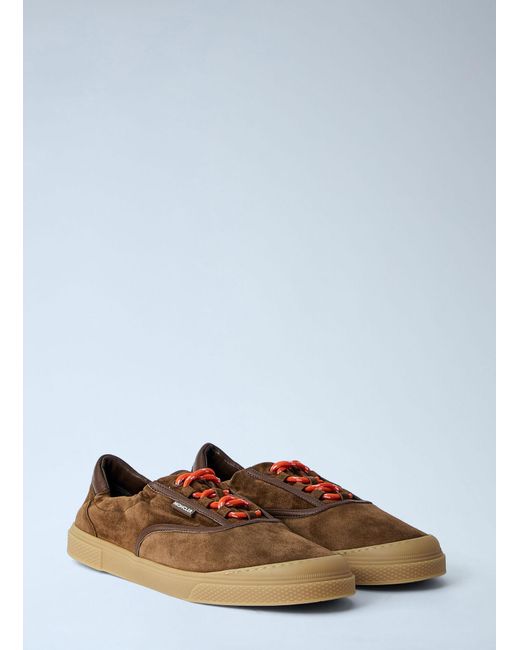 Moncler White Vera Leisure Sneakers for men
