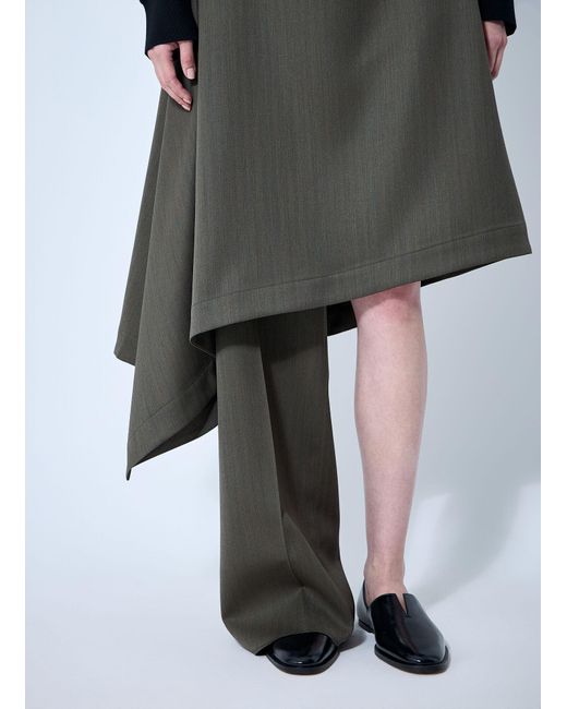 Bottega Veneta Black Wool Culottes