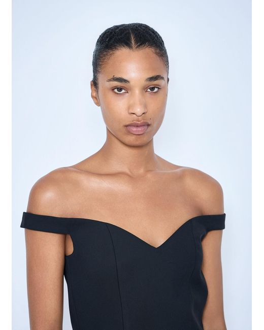 Rohe Blue Off Shoulder Top