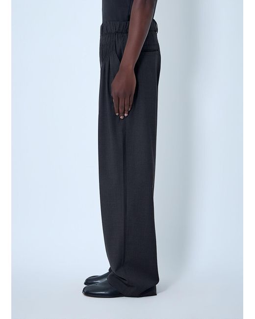 Kiko Kostadinov Blue Elasticated Waist Tailored Trousers for men