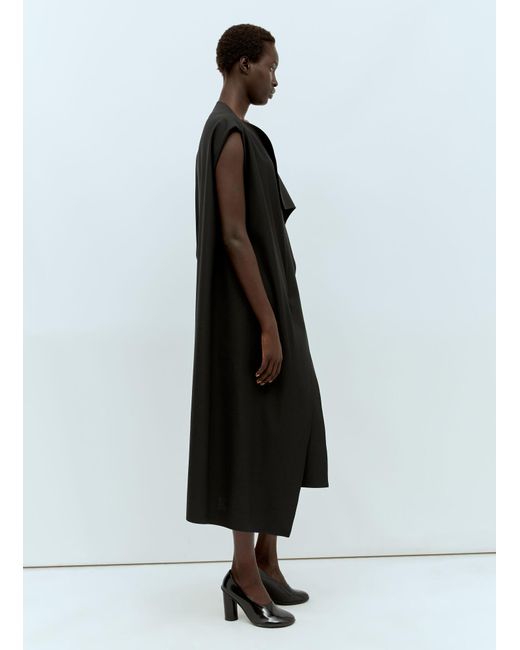 The Row Black Leonie Dress