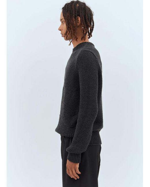 Burberry Black Cashmere Sweater for men