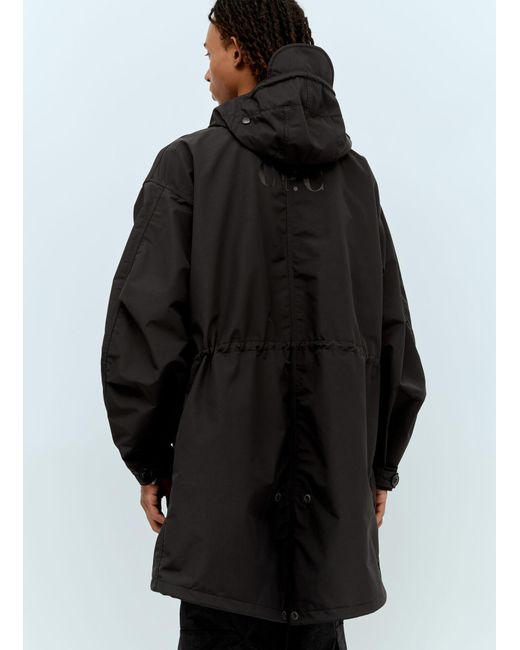 Junya Watanabe Black X C.p Company Ripstop Coat for men