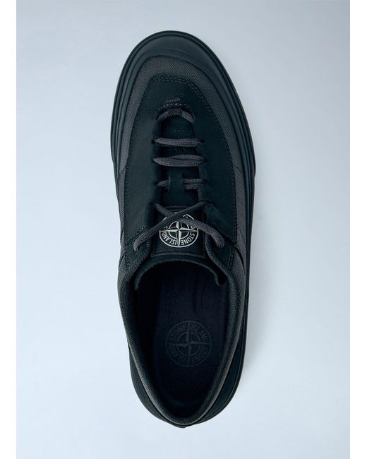 Stone Island Green Low Top Sneakers for men