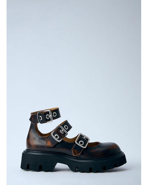 Vivienne Westwood White Bacchus Mary Jane Shoes