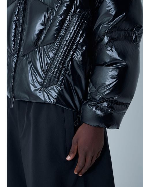 Moncler x A$AP ROCKY Blue Moncler X A$ap Rocky Bahianinha High-shine Down Jacket for men