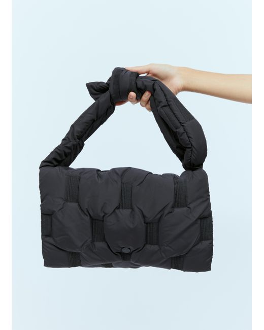 Issey Miyake Square Cushion Shoulder Bag in Black | Lyst