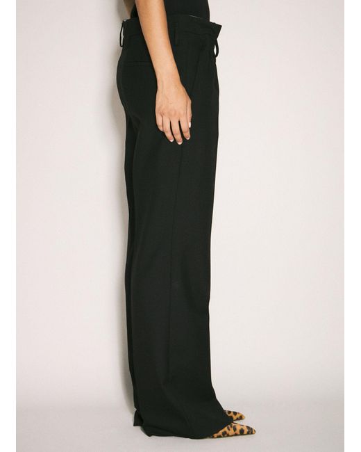 Prada Black Wool Gabardine Pants