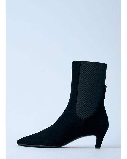 Totême Blue Suede Boots