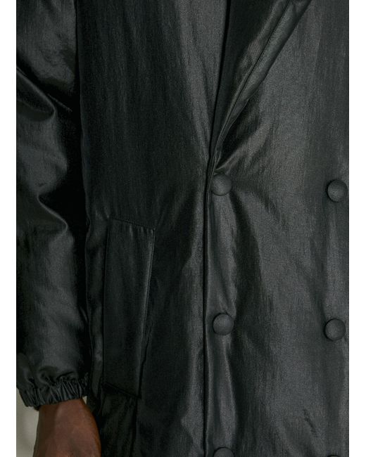 Saint Laurent Black Long Down Coat for men