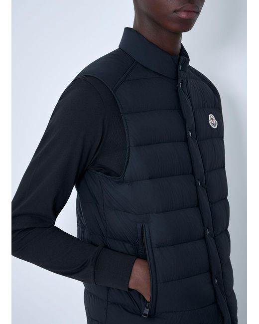 Moncler Blue Barthe Gilet for men