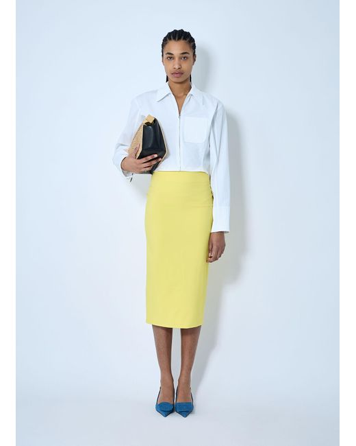 スカート JACQUEMUS WOMEN La Jupe Sablier Skirt Yellow JACQUEMUS WOMEN La Jupe Sablier Skirt Yellow