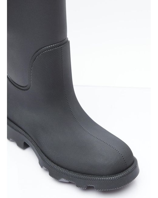 Burberry Black Rubber Marsh High Boots for men