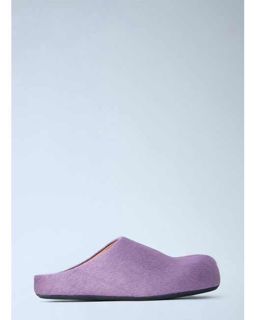 Marni Purple Fussbett Sabot