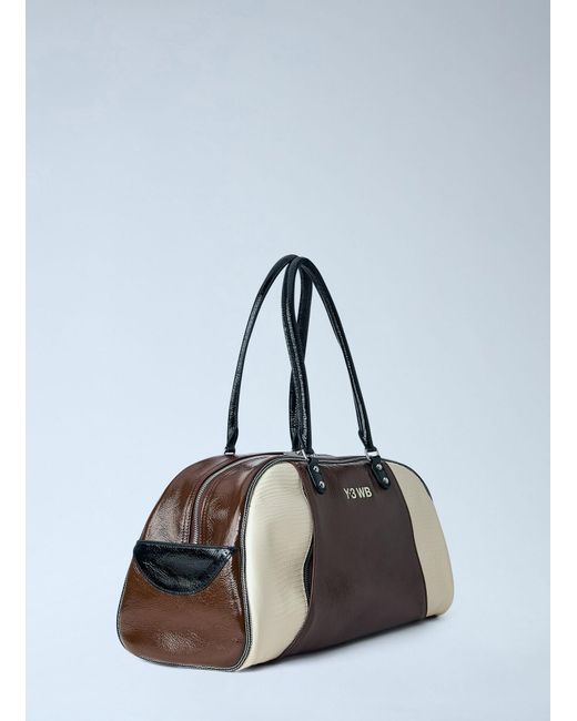 Y-3 X WB Brown Bowling Bag