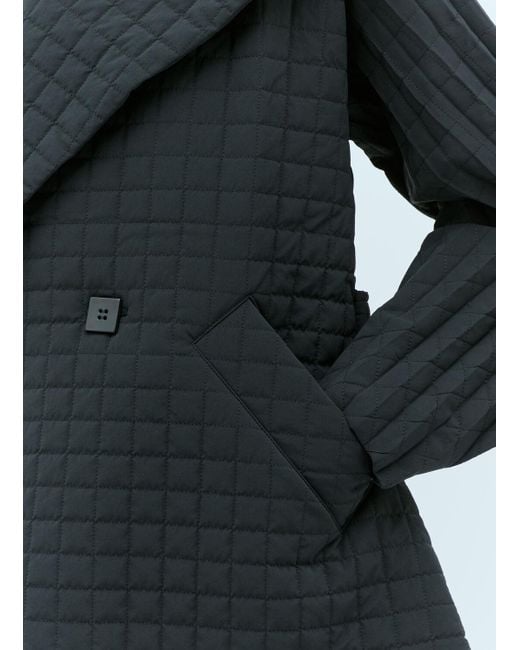 Issey Miyake Blue Quilted Jacket