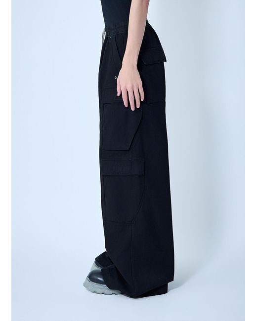 Rick Owens Blue Drkshdw Double Cargo Jumbo Belas Pants for men